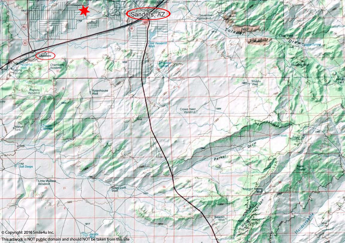 1 Acre Lots In Chambers, Arizona 